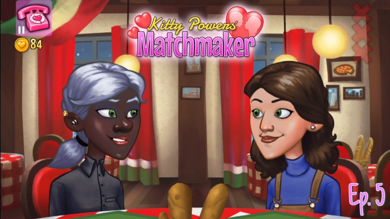 ASMR Playing Kitty Powers' Matchmaker (Inaudible whispering, wet clicky mouth sounds) Ep 5