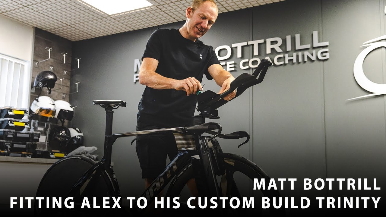 Fitting Alex on a custom build Giant Trinity | Custom orthotics for cycling shoes