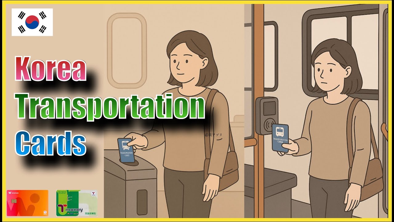 🇰🇷 Korea Transportation Cards Explained in 5 Minutes! 🚍T-money, WOWPASS, Climate Card, Discover Pass