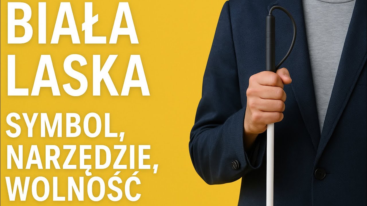 Nie tylko dla niewidomych! Biała laska – symbol, narzędzie, wolność. Fakty i mity! 👨‍🦯