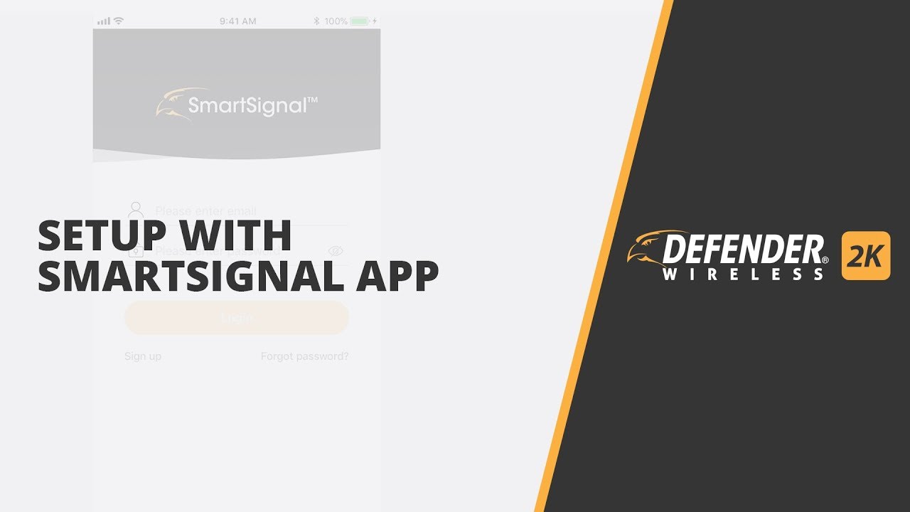 How to Watch Defender 2K Wireless Cameras on a Smartphone with the SmartSignal App