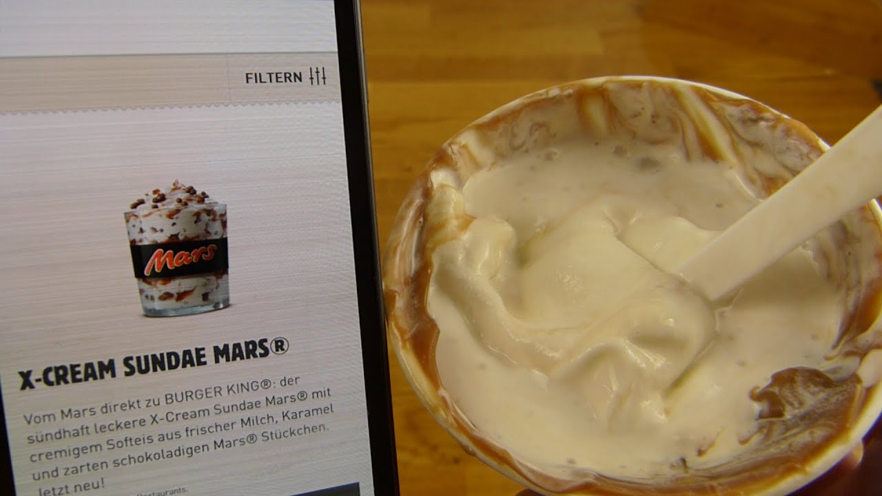 Burger King - X-CREAM SUNDAE MARS