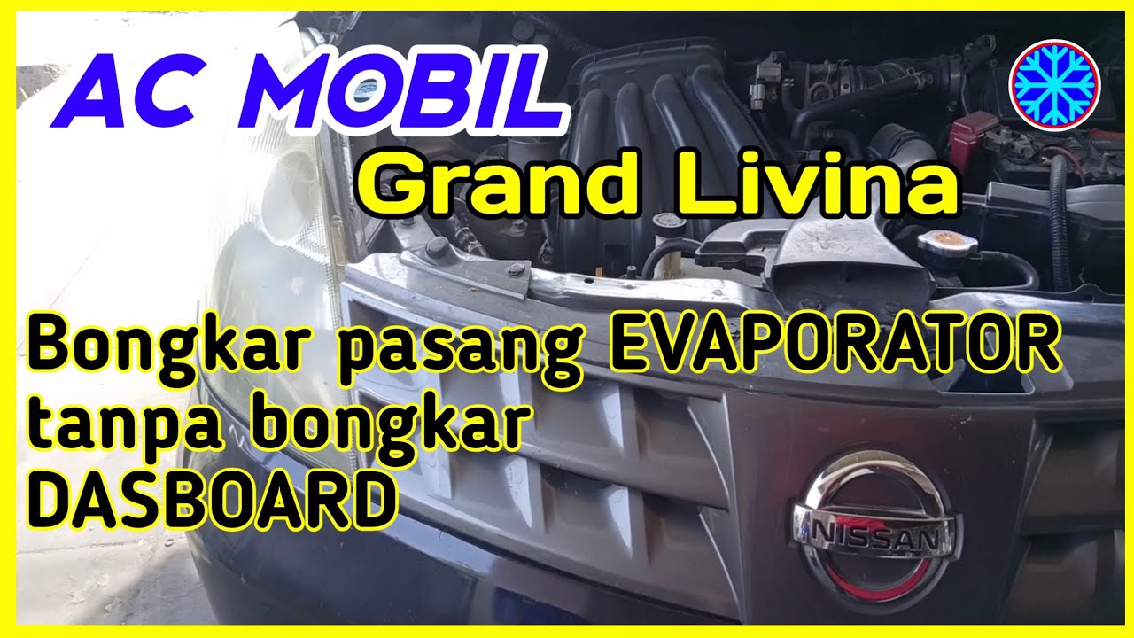 bongkar evaporator Livina mudah tanpa lepas dasboard #EvaporatorGrandLivina #ACMobil