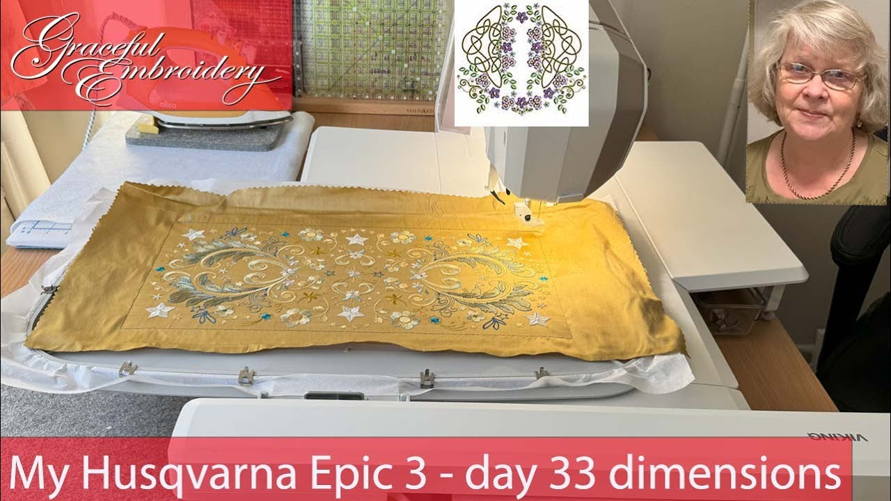 Husqvarna Designer Epic 3™ Day 33 dimensions