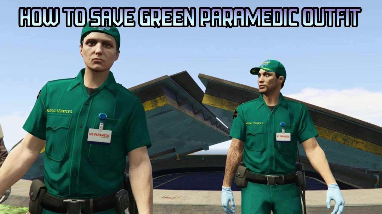 HOW TO SAVE GREEN PARAMEDIC OUTFIT GTA 5 (SUPER EASY)