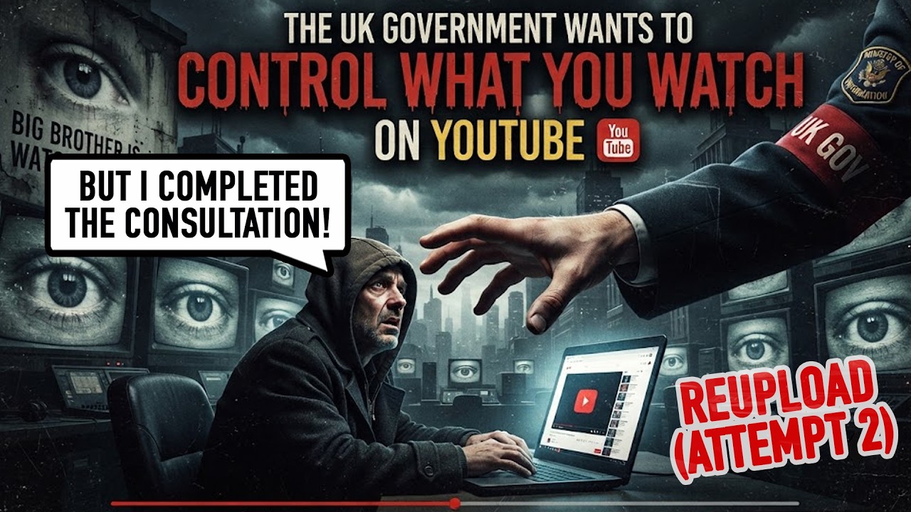 1984 наступил! Правительство Великобритании стремится к полному контролю над YouTube 🚨⚠️