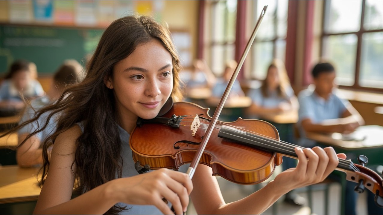 Teachers Told a Janitor’s Daughter to **Perform** Violin as a Joke—Regret It the Moment She Start