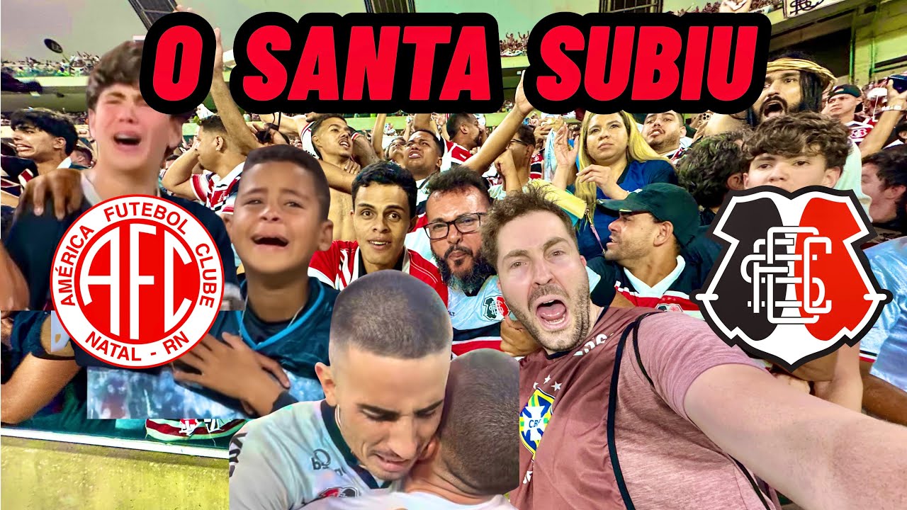 O VÍDEO MAIS EMOCIONANTE QUE JÁ GRAVEI - O ACESSO DO SANTA CRUZ/ América-RN x Santa Cruz