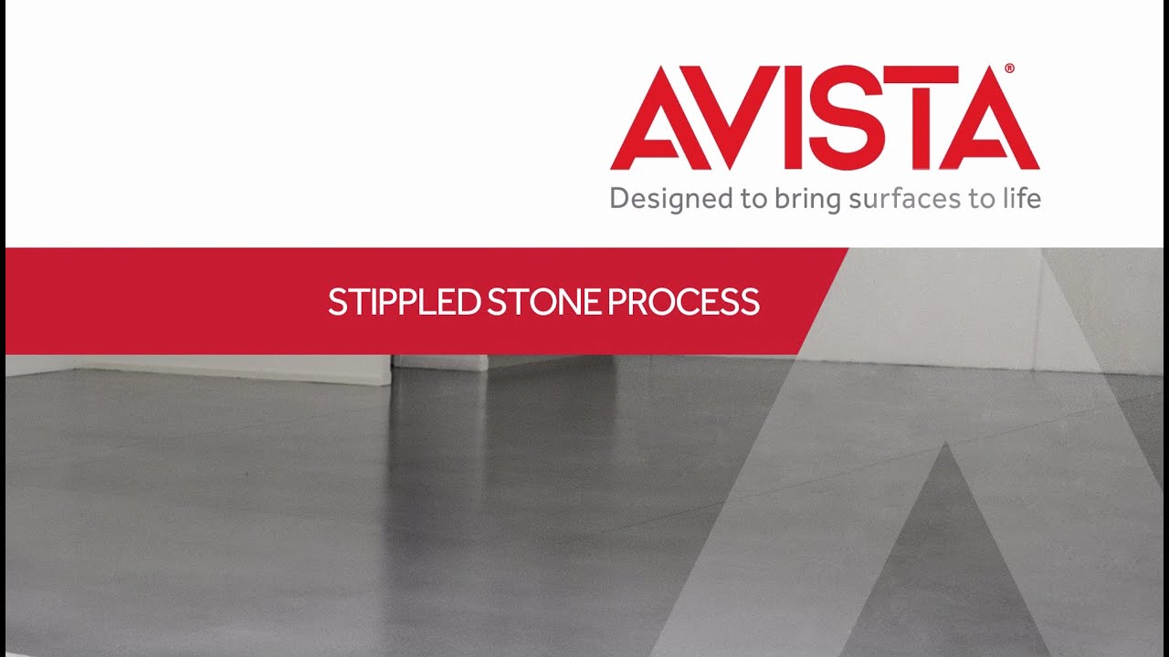 Achieving a Stippled Stone Internal Floor Finish with Avista Waterbased Epoxy