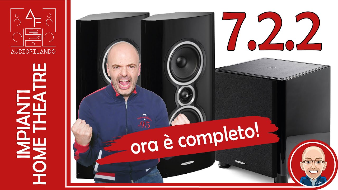 L'impianto HOME THEATRE di AUDIOFILANDO è COMPLETO! Finalmente...