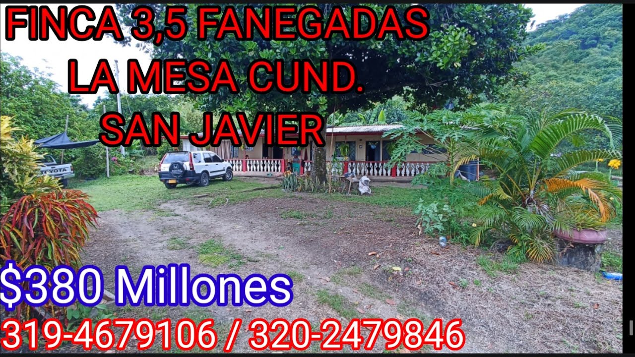 💲 PRECIO $380 Mill.(FINCA 22 MIL METROS, SAN JAVIER LA MESA) 319-4679106