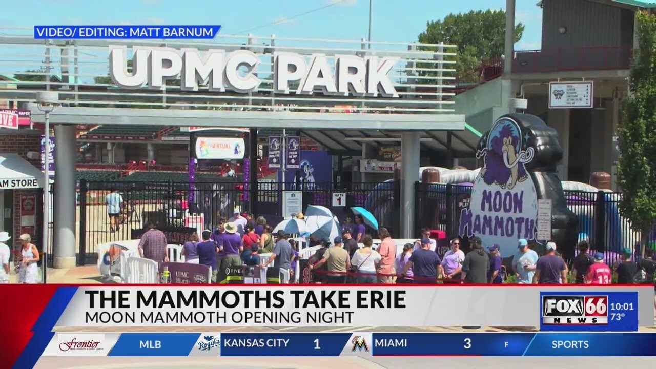 The Mammoths take Erie: Moon Mammoth opening nights draws thousands