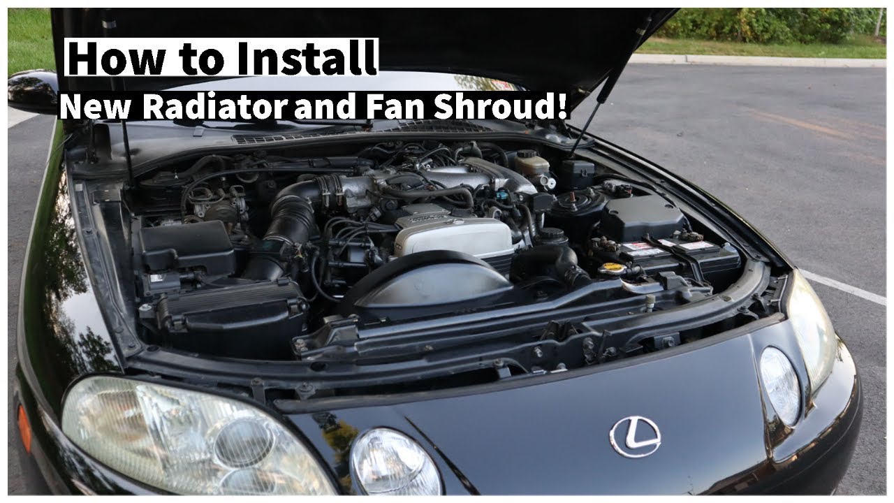 Sc300 2jz Ge Replacement Radiator and Fan Shroud Installation!