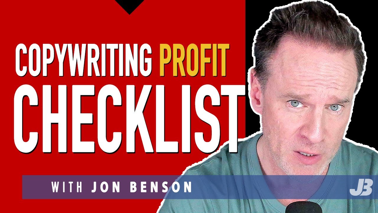 Copywriting Tips: Jon Benson’s 10 Point Copy Checklist (easy to use)