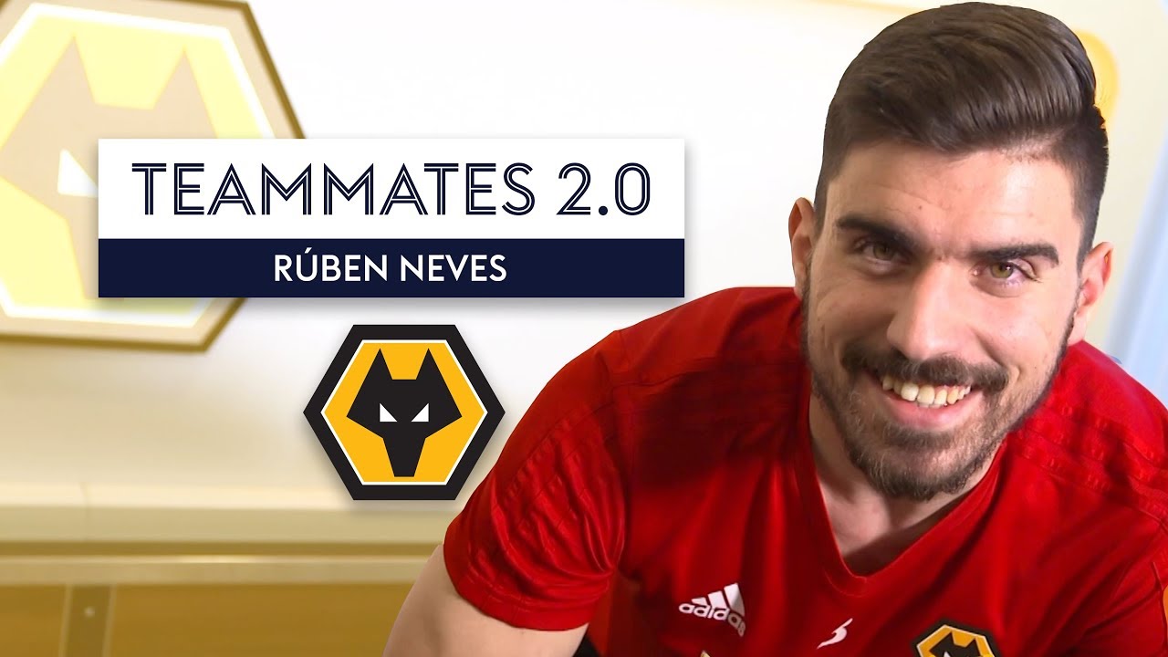 Who's ALWAYS hugging Nuno Espírito Santo?! | Rúben Neves | Wolves Teammates 2.0