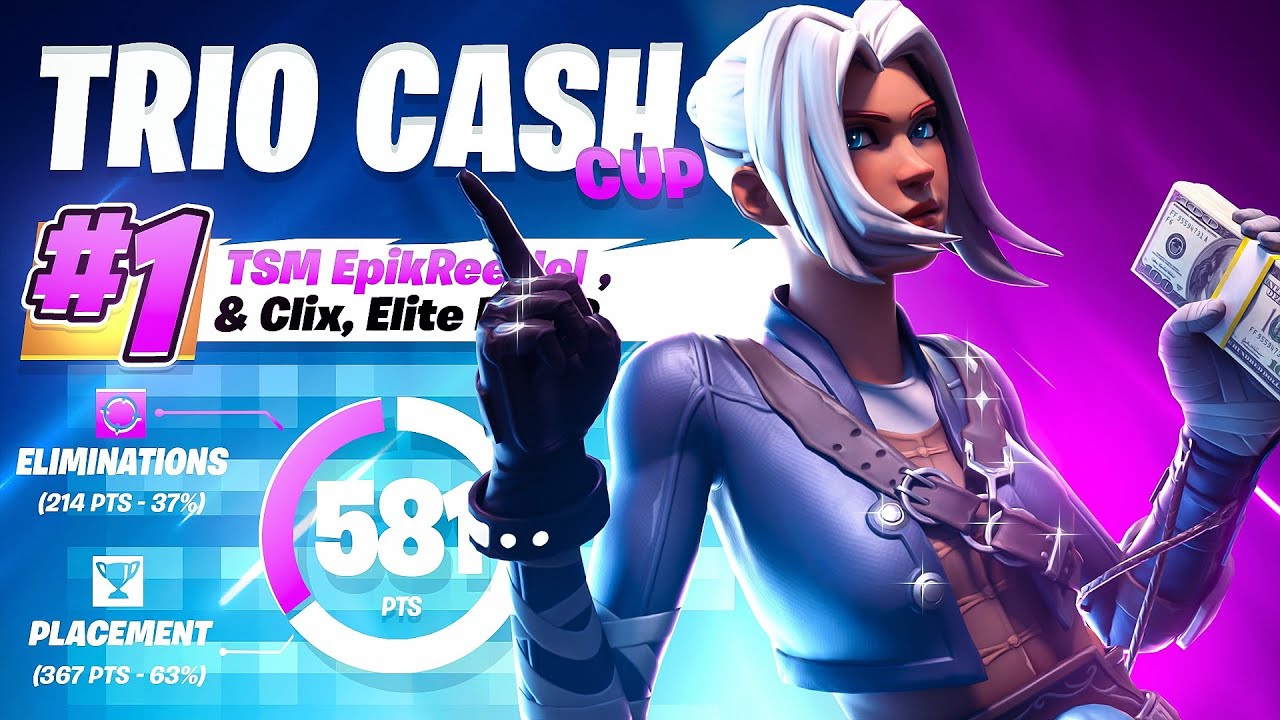 🥇 1st Place Trio Cash Cup w/ Clix & Pump ($2,700) 🥇 **FIRST CENTRAL TOURNAMENT**
