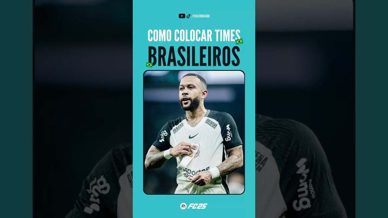 COMO JOGAR com TIMES BRASILEIROS no FC 25 #tutorial #fc25