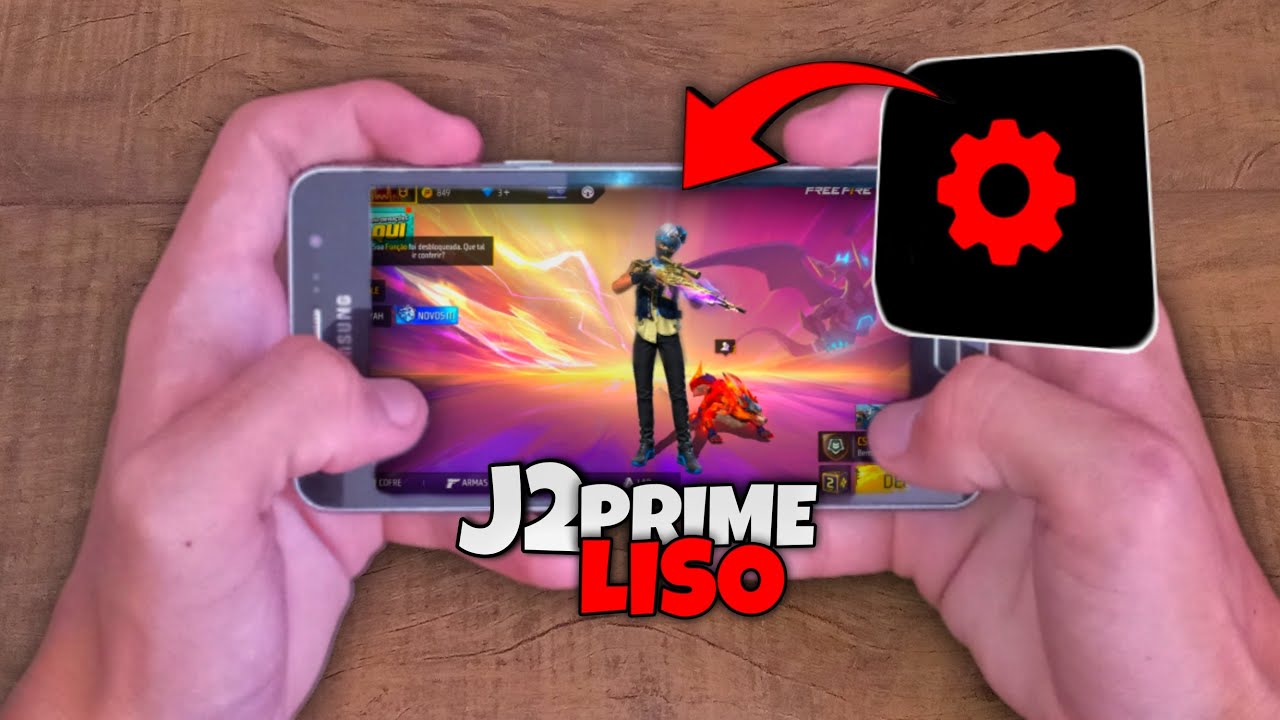 Melhor FORMA Para deixar J2 Prime Rodando free fire LISO 😯🔥