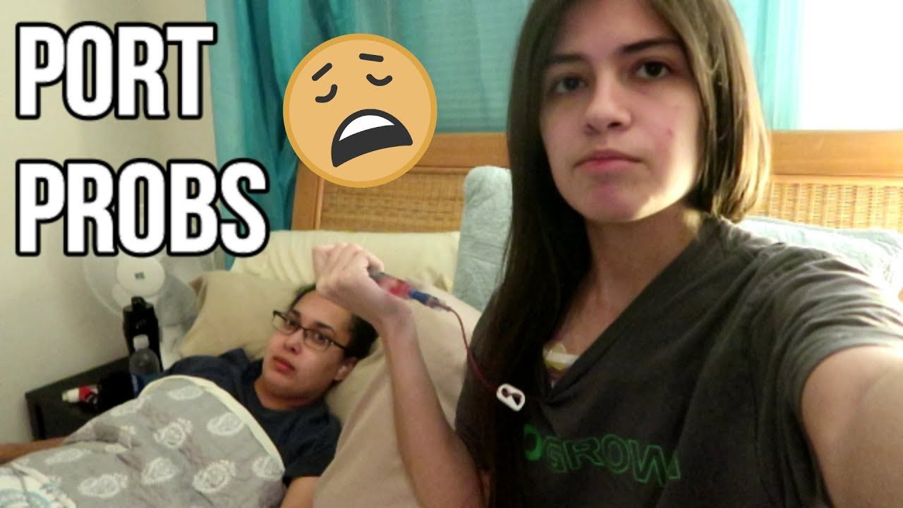 😱 My Port Isn't Working Well! & 1 Month J-Tube Post Op Update ✔ (2/15/18)