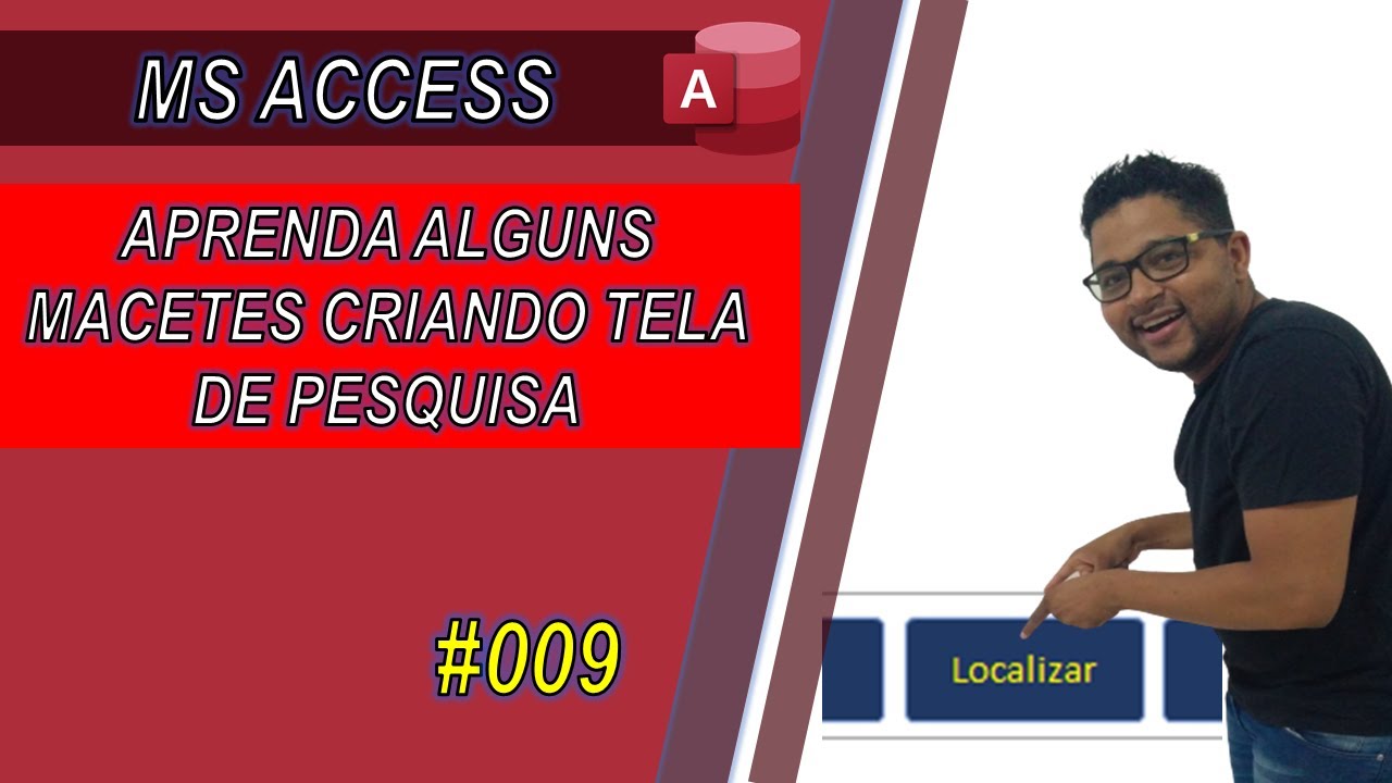 Tela de Busca, Atalho Access, Sub Formulário, Folha de Dados e hiperlink-Parte 1 - O Sabino Access