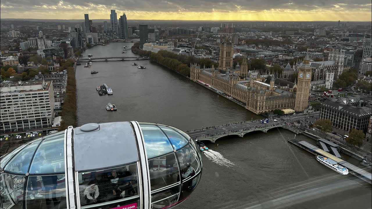 Колесо обозрения London Eye — самая популярная достопримечательность Лондона