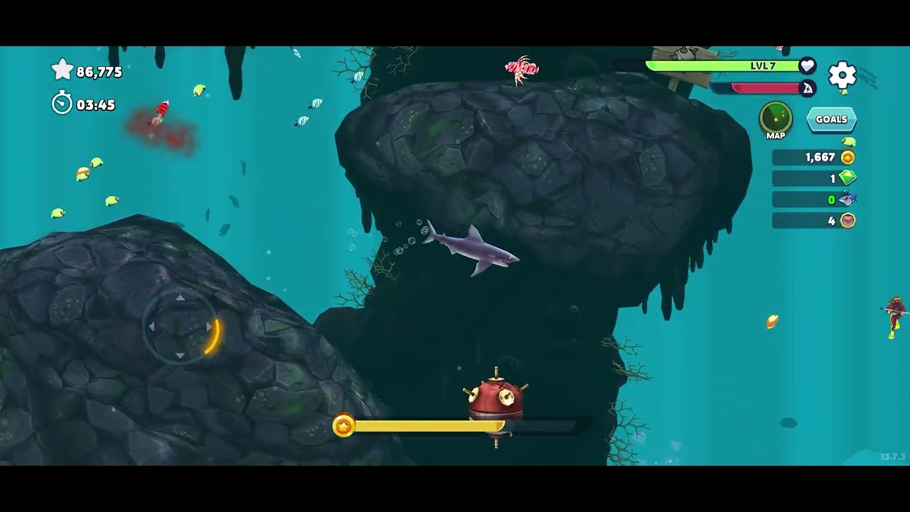 Part 2 of 100%ing hungry shark evelution