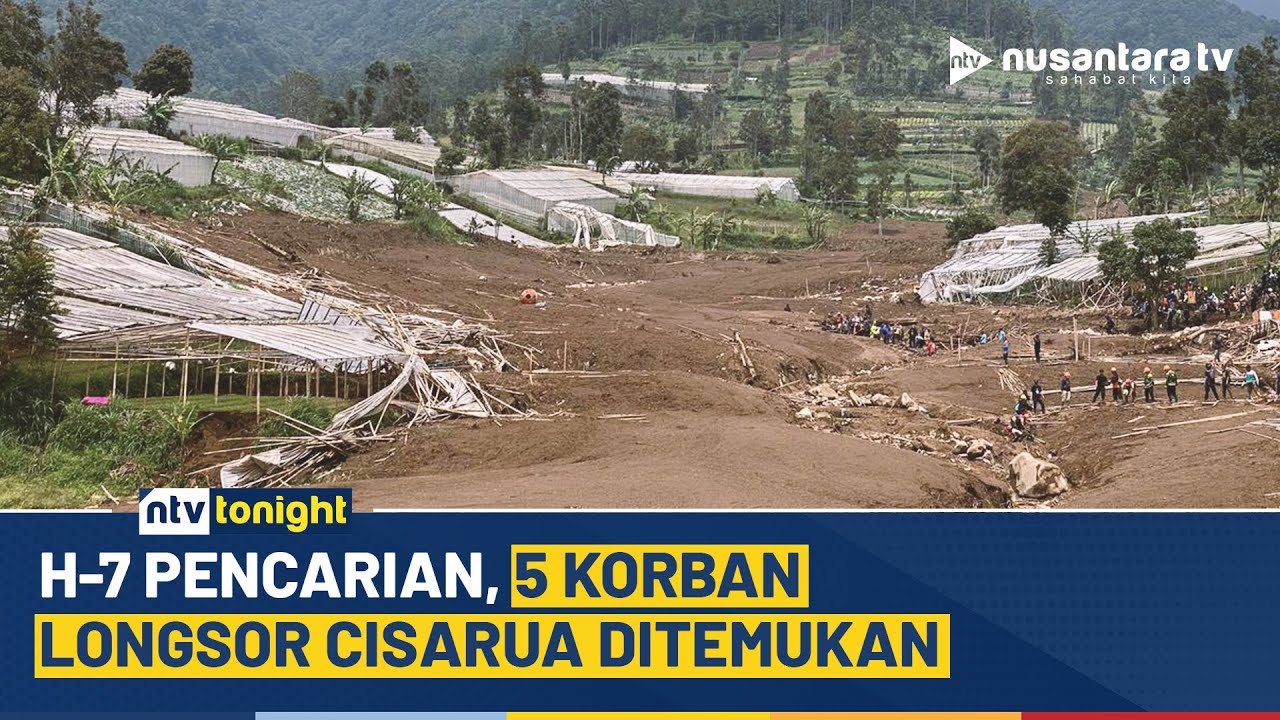 [LIVE] H-7 Pencarian, 5 Korban Longsor Cisarua Ditemukan | NTV TONIGHT
