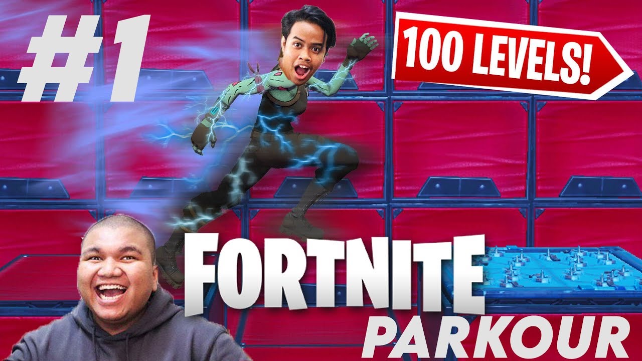 Koyak Lvl Sampai 100!!! Aduhh (Fortnite Parkour) Malaysia Episode 1