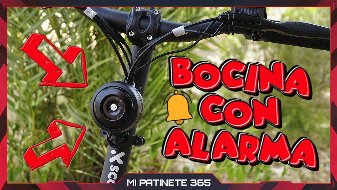 ALARMA con BOCINA muy POTENTE  (+ 125 dB) 🔊 para tu PATINETE