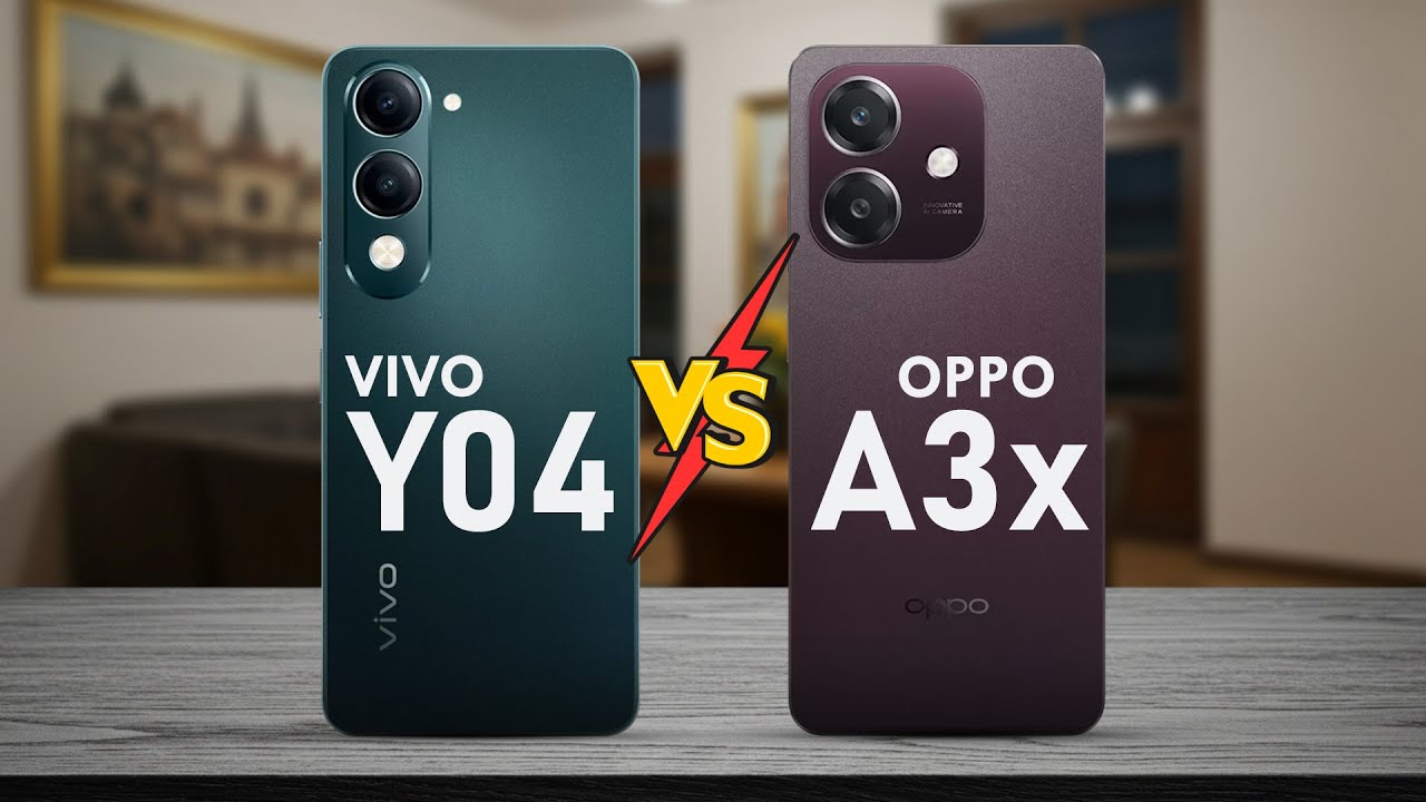 VIVO Y04 VS OPPO A3X