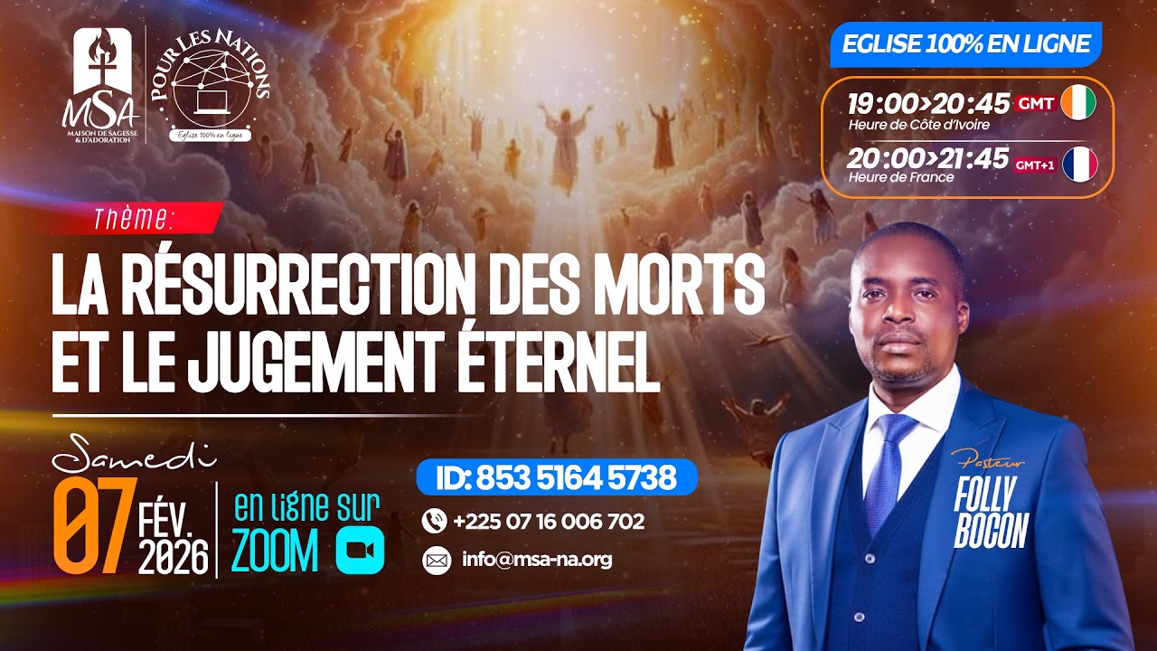 LA RESURRECTION DES MORTS ET LE JUGEMENT ETERNEL - Dr FOLLY B
