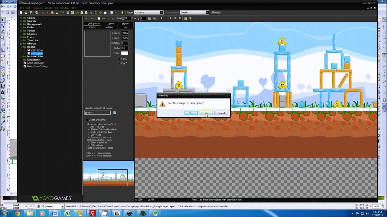 InkBridge for GameMaker Studio (two way interface for inkscape to room files)