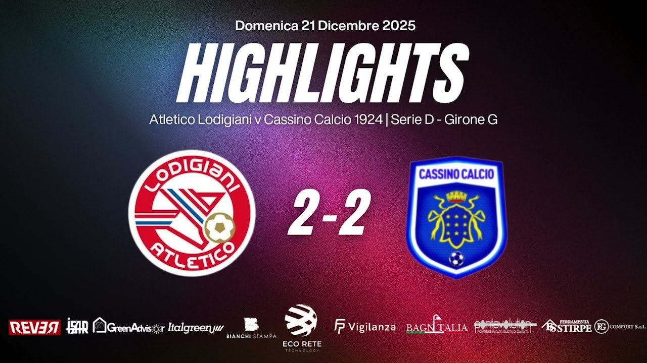 Serie D 17a Giornata | Atletico Lodigiani - Cassino Calcio 1924