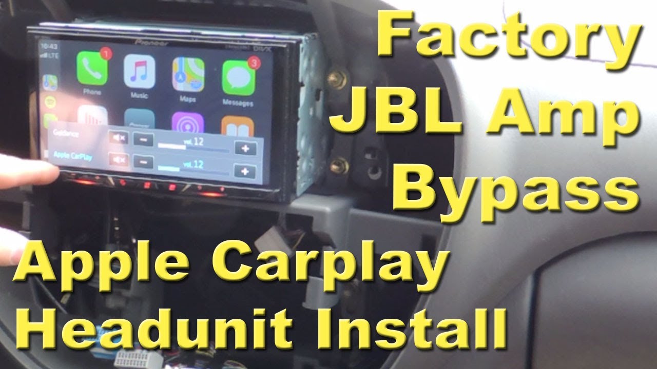 Project Sequoia Part 2: Apple Car Play | Android Auto Headunit Install | Factory JBL Amp Bypass
