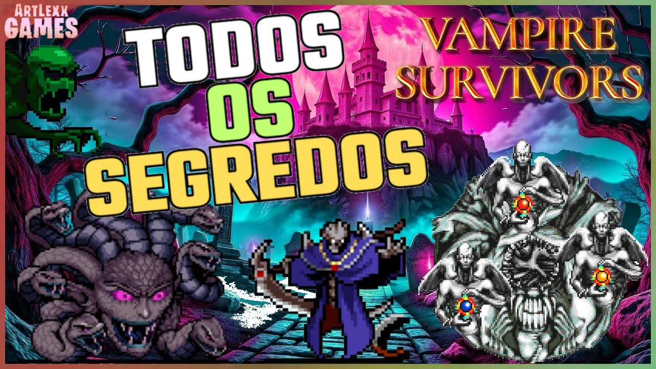 #18 - COMO DESBLOQUEAR TODOS OS SEGREDOS DE ODE A CASTLEVANIA EM VAMPIRE SURVIVORS!