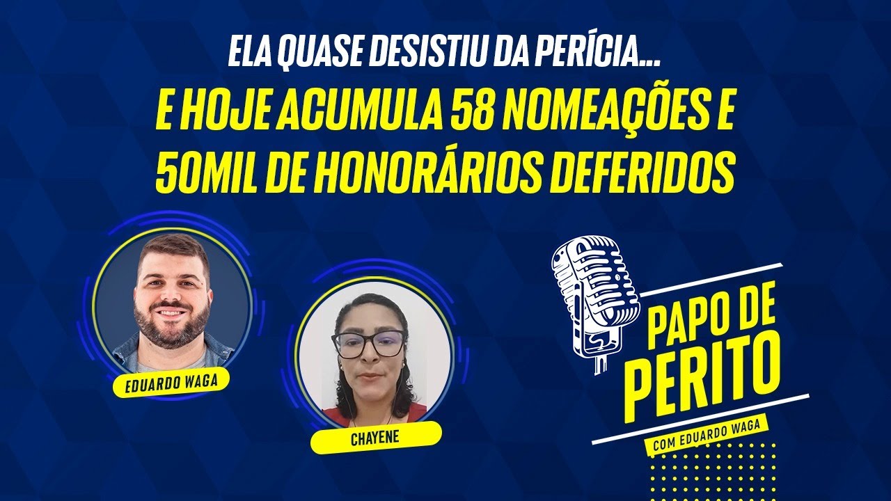 58 nomeações e R$ 50mil garantidos de renda extra com perícia - Papo de Perito com Chayene Souza