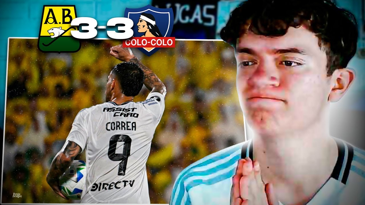 &iexcl;EMPATE! 😐 A. BUCARAMANGA vs COLO COLO | REACCIONES DE UN HINCHA ALBO | Copa Libertadores 2025