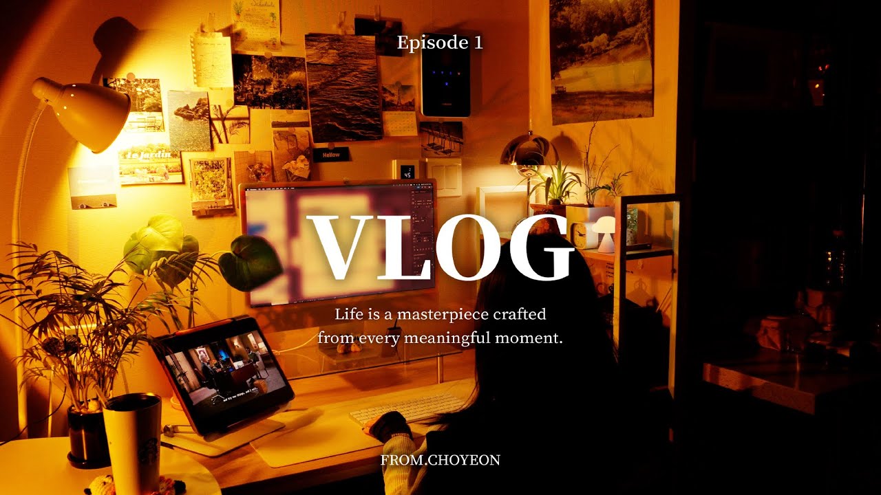 [VLOG] 이제는 꿈을 미룰 수 없다🏃ㅣ직장인 겸 프리랜서 디자이너의 자취생활🏠 ㅣ 1인가구 집밥만들기 ㅣ 그림일기 그리기