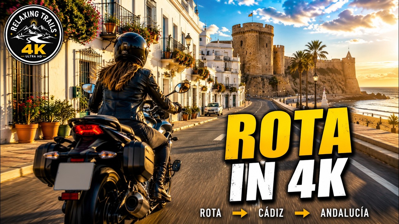 🚗📹 Drive Through Rota Cadiz Andalucía Spain