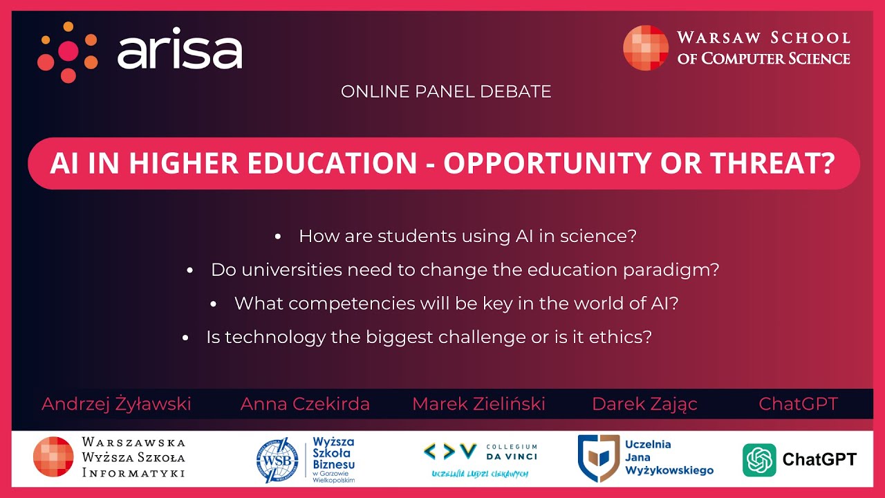 AI in higher education - opportunity or a threat?