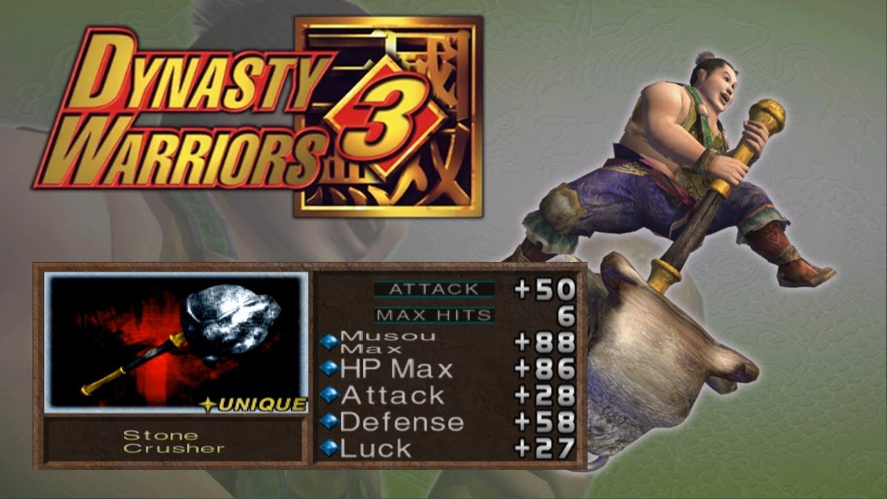 Xu Zhu - 4th Weapon | Dynasty Warriors 3 (4K, 60fps)
