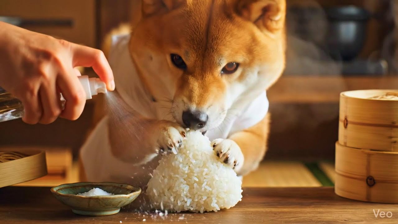 What If a Shiba Inu Ran an Onigiri Shop in Japan? 🍙🐕 | Cute & Funny Short Film
