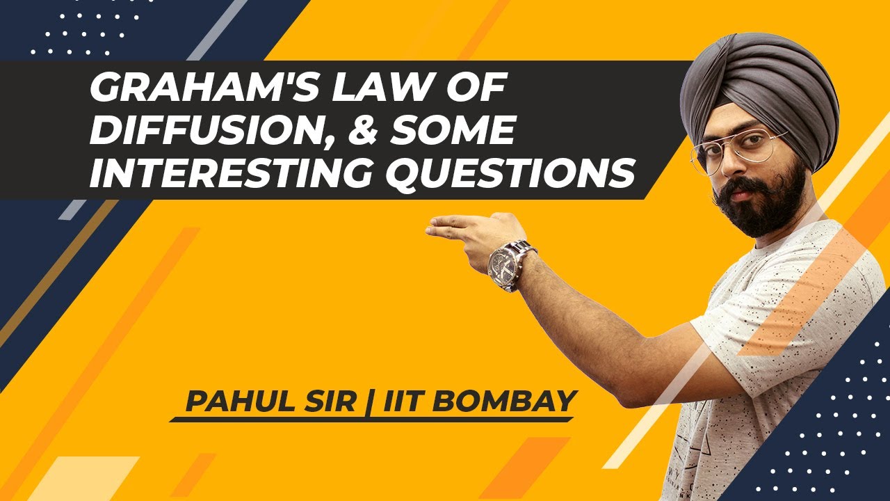 Gaseous State L3 | Graham's law And Some Interesting Questions | JEE & NEET 2022 | Pahul Sir