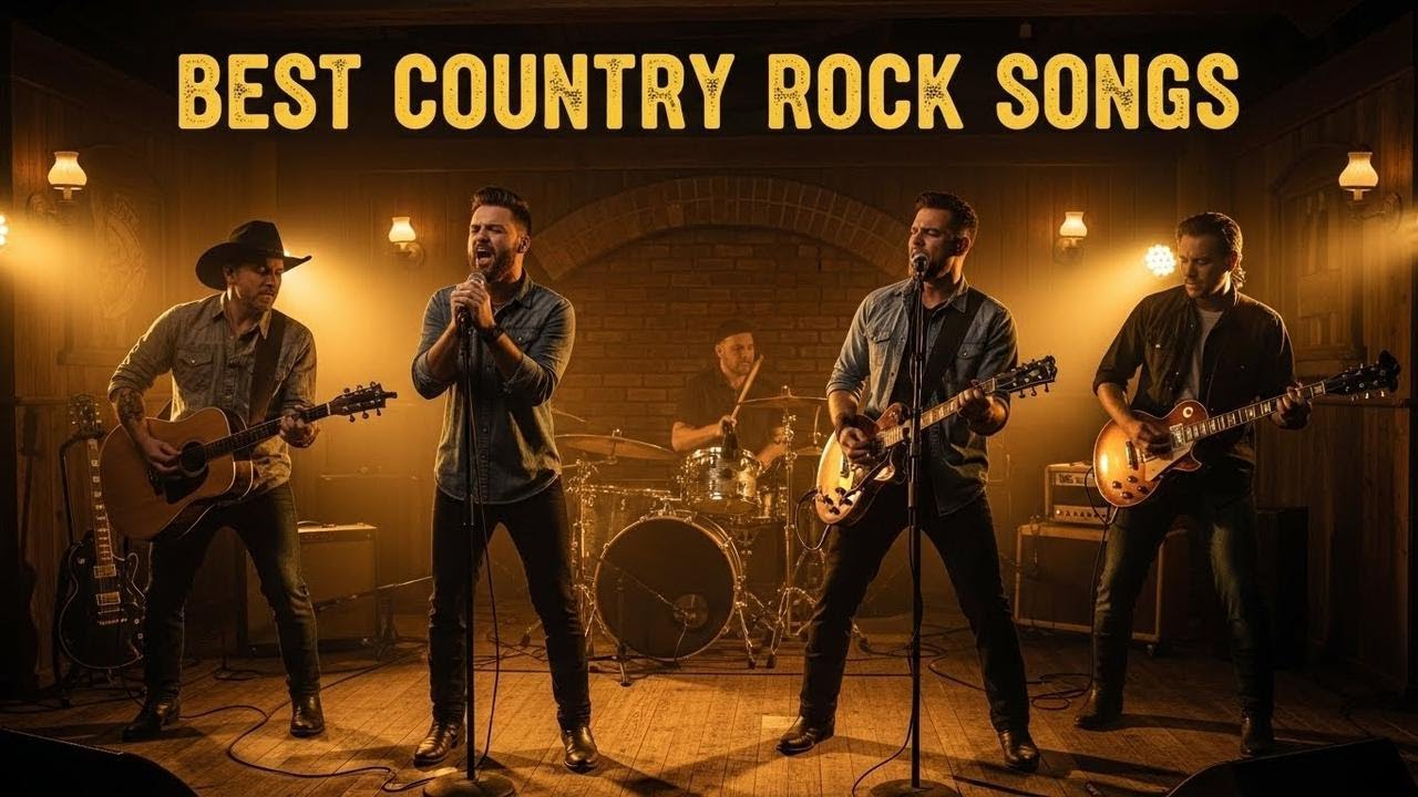 Country Rock Driving Playlist 2026 🎸 Open Roads & Warm Guitar Tones | Eagles
