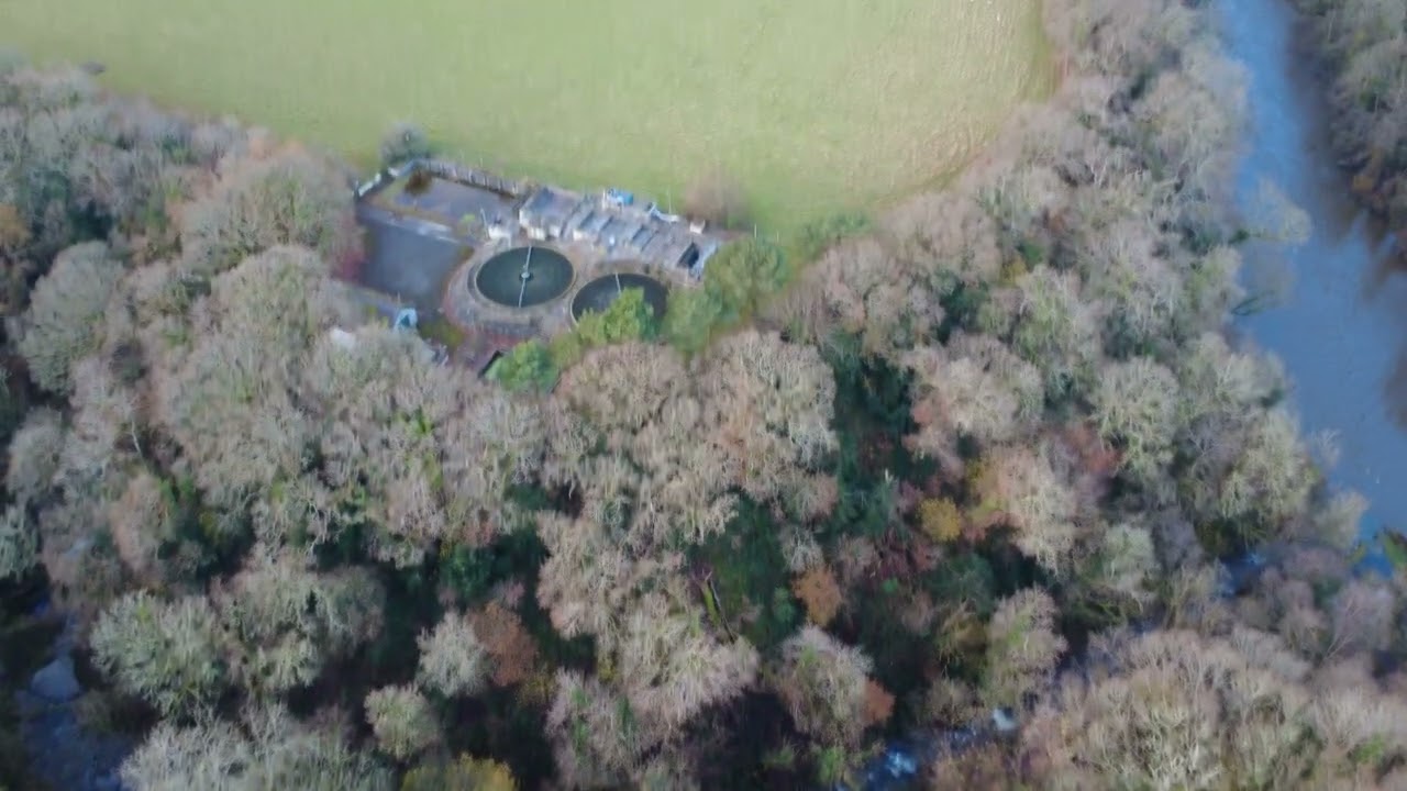 Cilgerran Castle From Above. (Drone).
