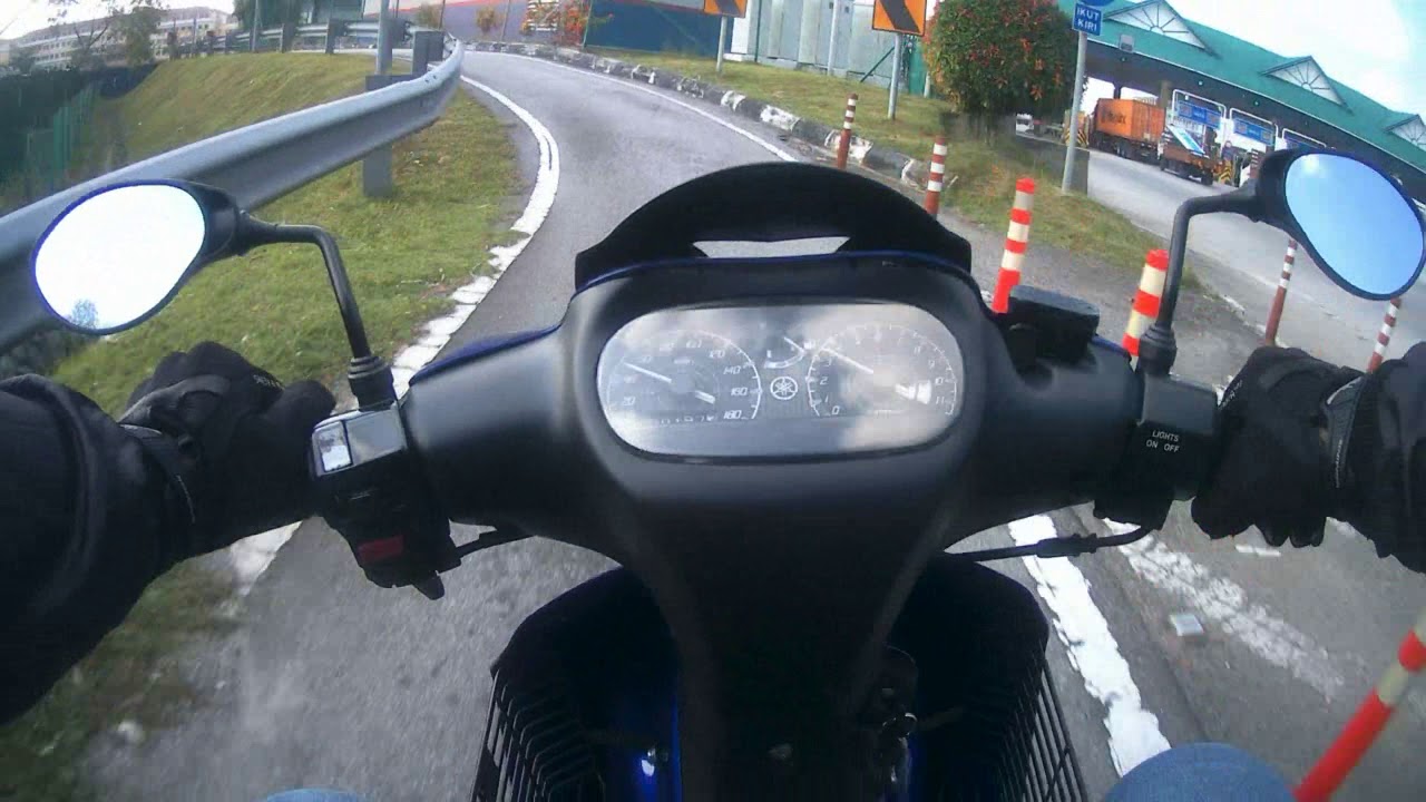 YAMAHA 125Z TEST TOP SPEED STANDARD