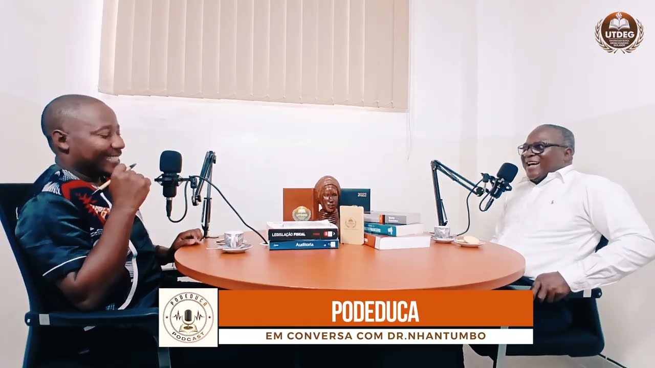 🎙️ PODE EDUCA | EPISÓDIO 02 – MC Wau entrevista o Prof. Doutor Daniel Nhatumbo | Educação & Valores