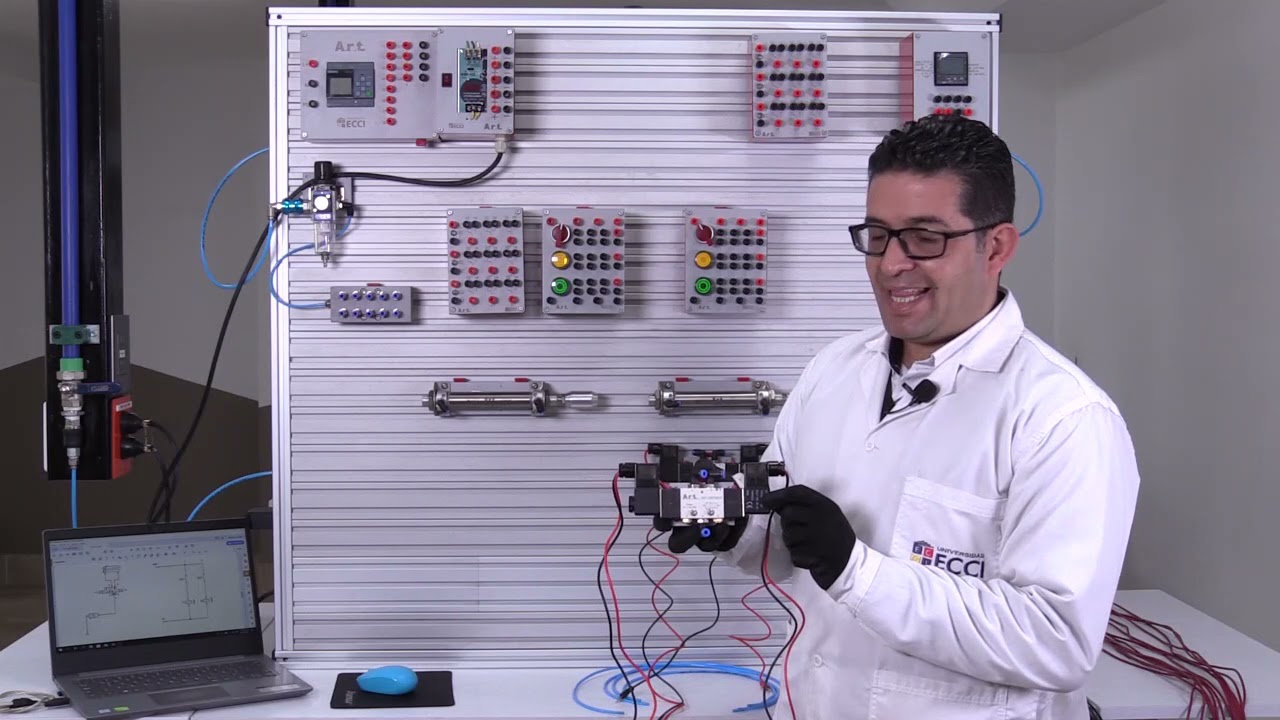 Práctica de laboratorio: Electroneumática