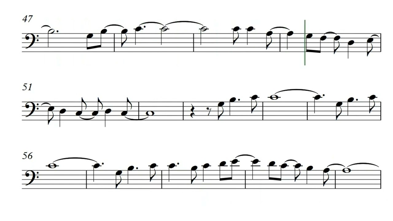 I Just Called To Say I Love You Trombone Play Along Sheet Music
