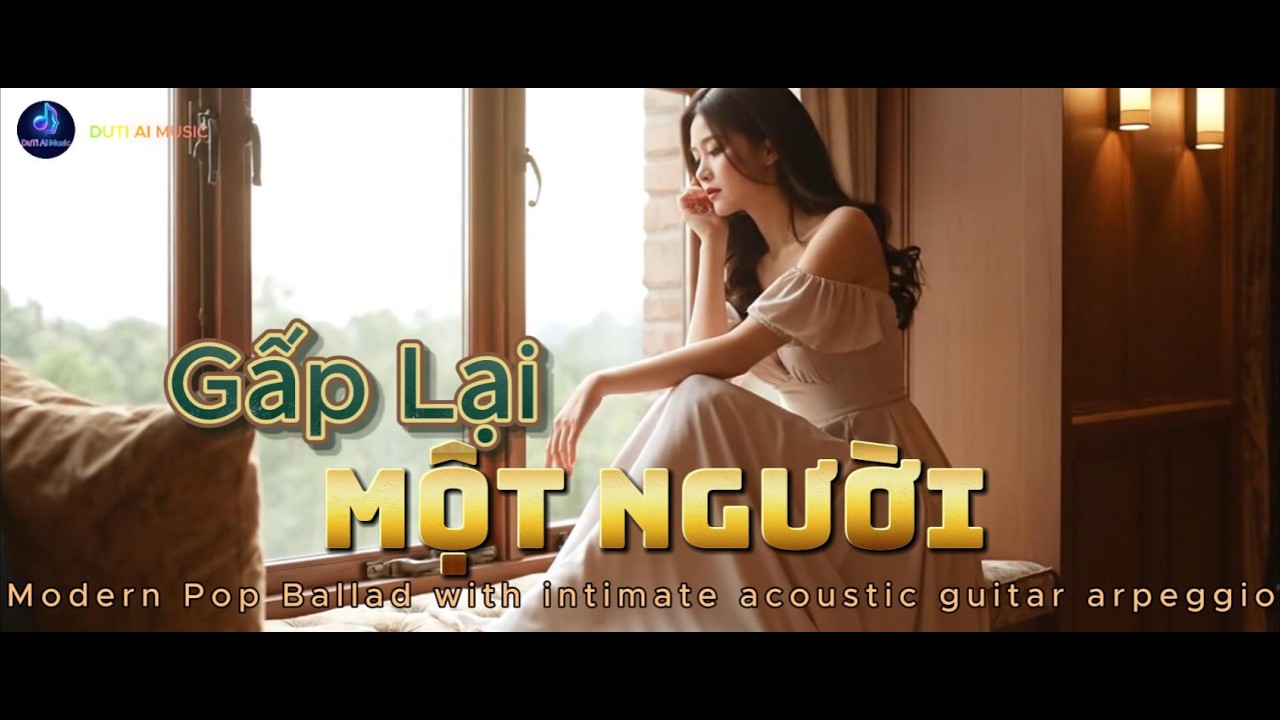 GẤP LẠI MỘT NGƯỜI -= Modern Pop Ballad with intimate acoustic guitar arpeggio as the main foundation